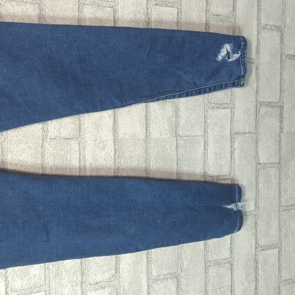 American Eagle High Rise Jegging Backed Distressed Next Level Stretch Size 6 - Picture 3 of 8